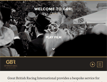 Tablet Screenshot of greatbritishracinginternational.com